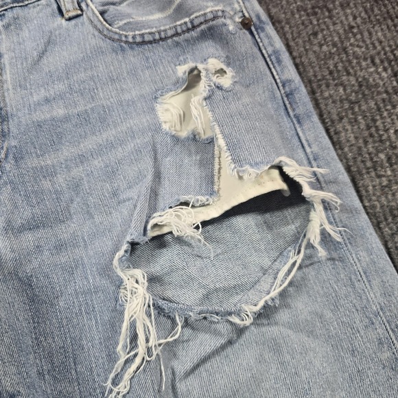 Polo Ralph Lauren Jeans Mens 34x30 Light Wash Varick Slim Straight Distressed - Picture 9 of 16